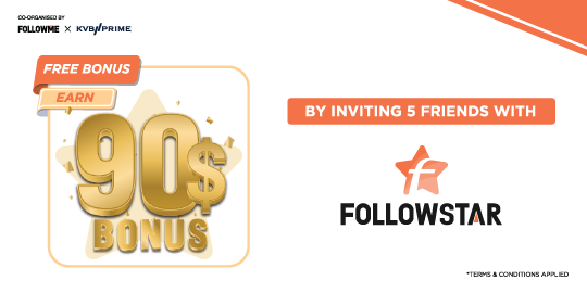 What Comes Next after Grabbing 90USD? Earn with FOLLOWSTAR!