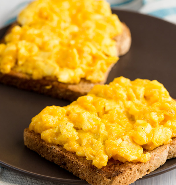 Perfect Scrambled Eggs for today breakfast. Morning world ;)