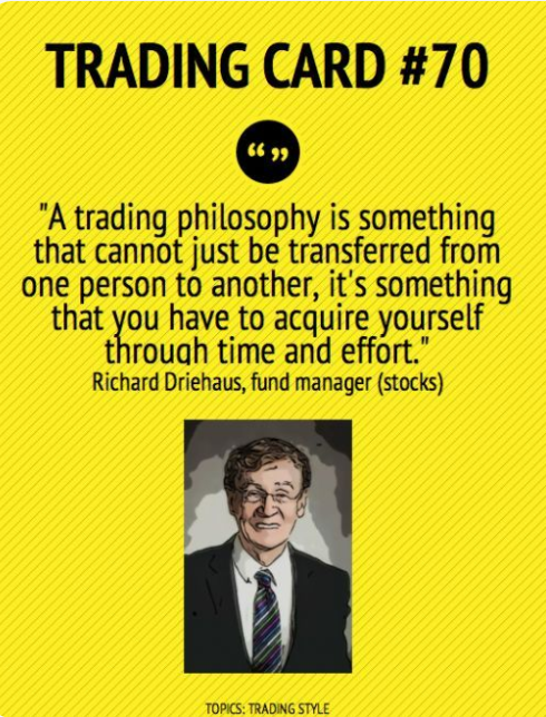 Trading philosophy I learn today  :)