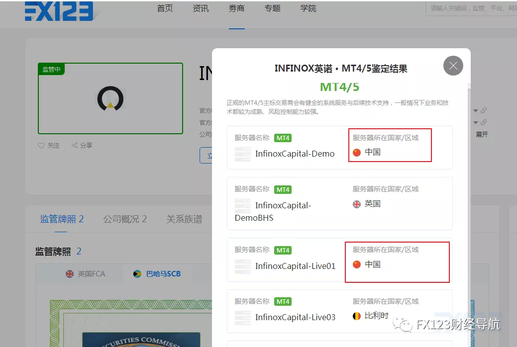 Infinox英诺宣布退出中国市场！