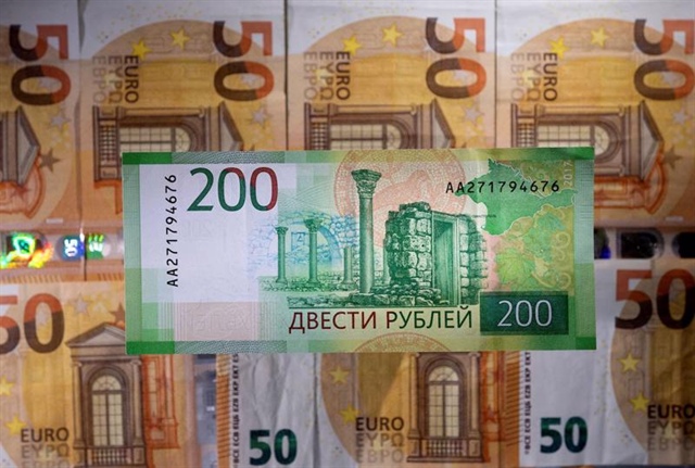 Đồng Rúp Nga tăng giá lên đỉnh gần 7 năm so với Euro