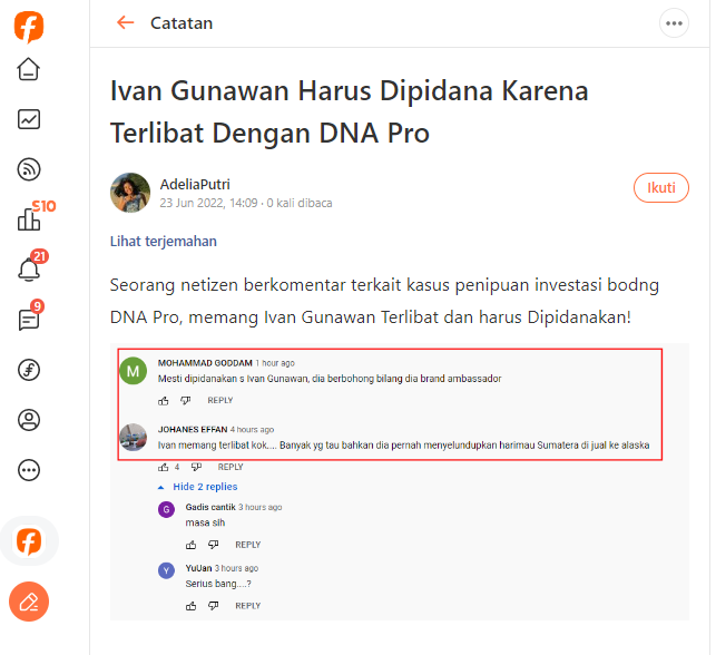 Desainer Ternama Ivan Gunawan Terlibat Kasus Investasi Bodong DNA Pro?