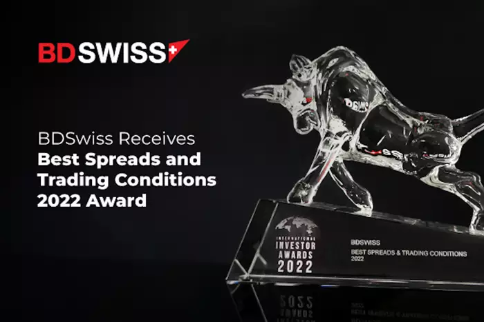 BDSwiss Receives Best Spreads and Trading Conditions 2022 Award by International Investor