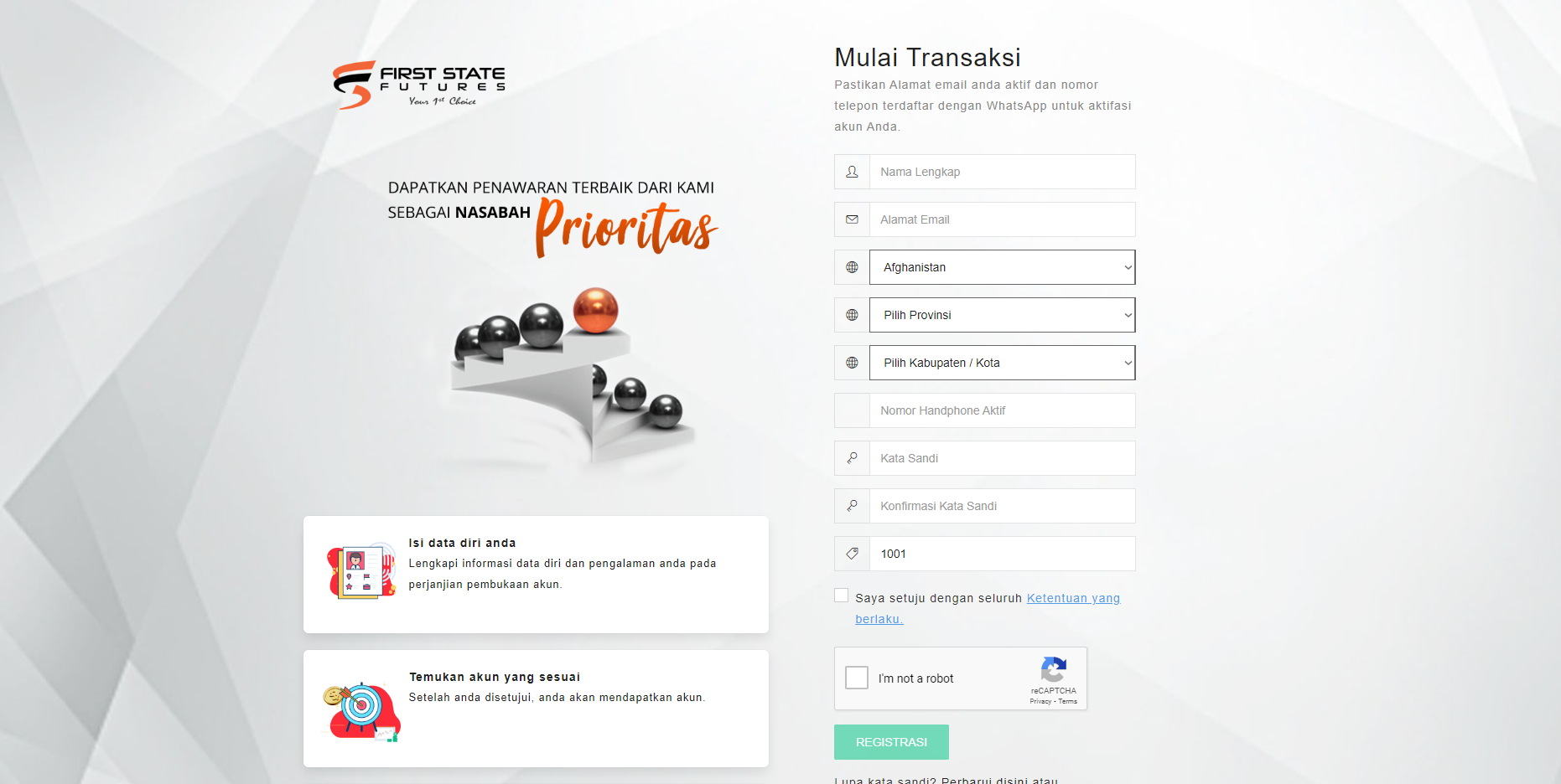 Ulasan Pialang Berjangka: First State Futures, Platform yang Terpercaya di Indonesia