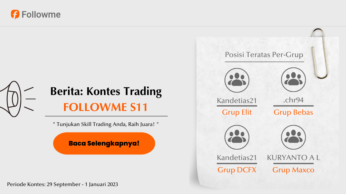 Meriah! Kontes Trading FOLLOWME S11 Indonesia