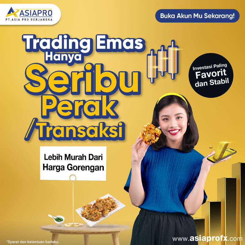 Trading Emas hanya SERIBU PERAK / Transaksi di Asiapro