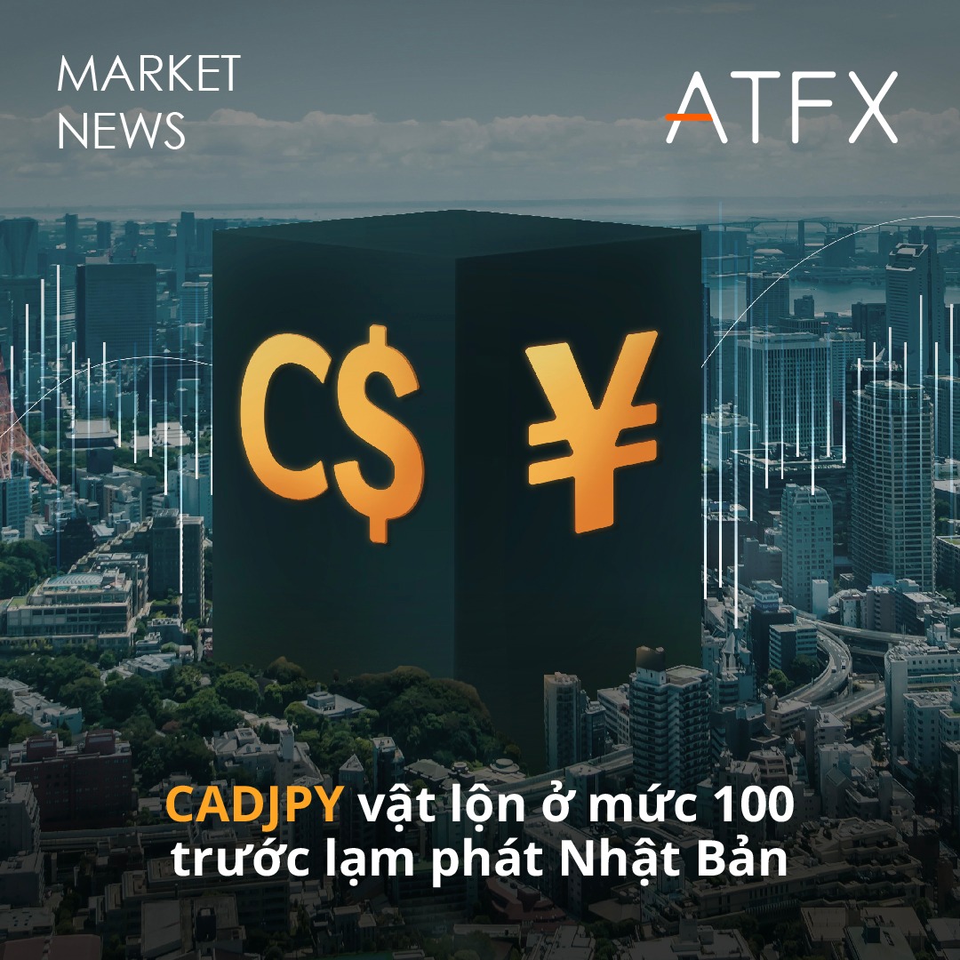 CADJPY vật lộn ở mức 100 trước lạm phát của Nhật Bản - ATFX