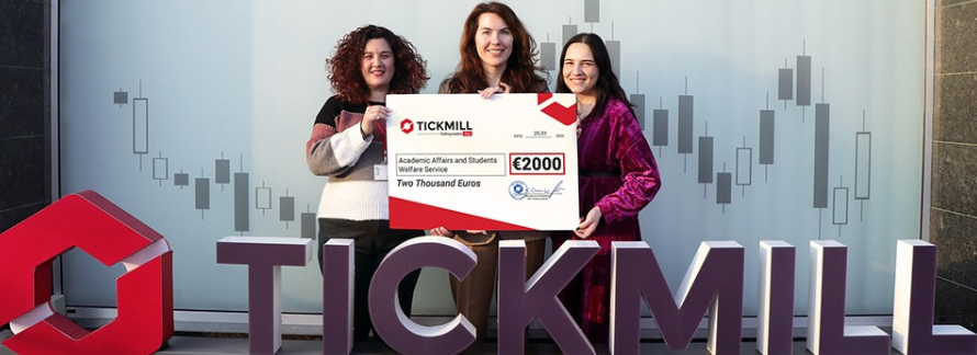 Tickmill donation to help UCY students