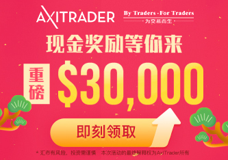 福利来了！AxiTrader交易返现，最高返30000 USD！