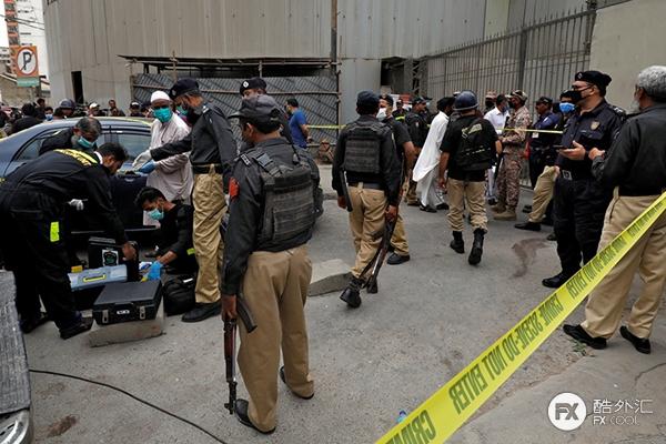 交易所 袭击 巴基斯坦 证券 卡拉奇 手榴弹
