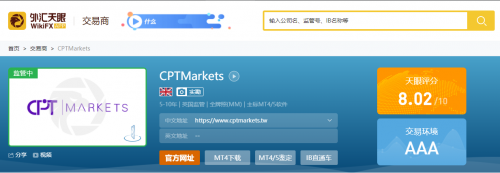 CPT Markets丨提供全球专业的外汇服务