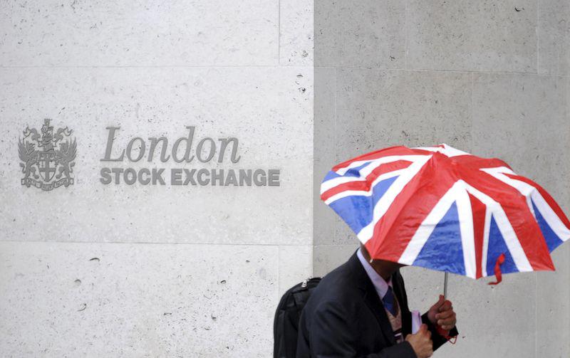 英国股市收低；截至收盘Investing.com 英国 100下跌1.00%