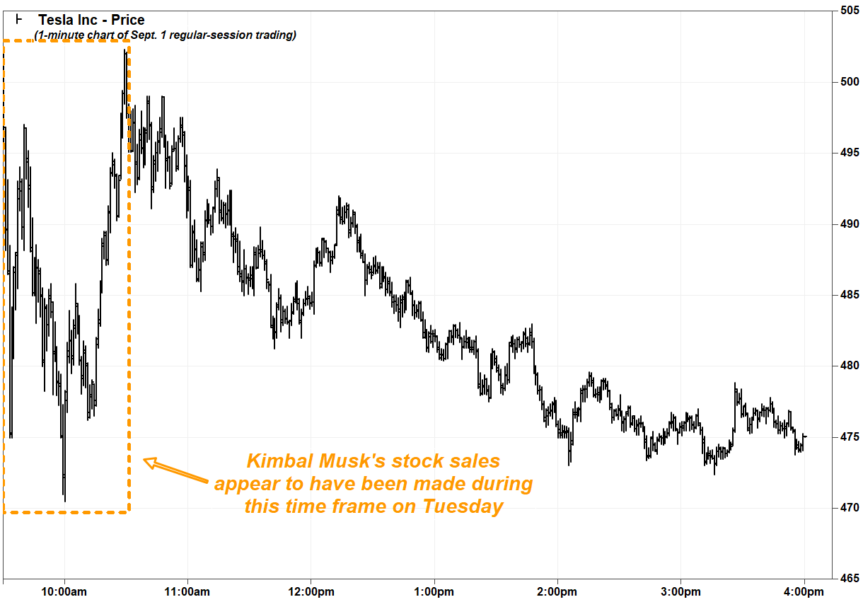 Elon Musk’s brother Kimbal made more than $8 million selling Tesla shares 2 days before he bought them