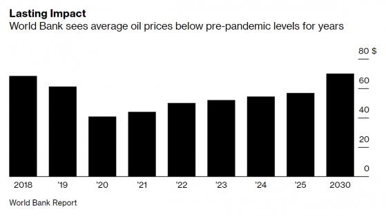 世界银行：疫情恐对石油需求产生“持久影响” 大宗商品料将缓慢复苏