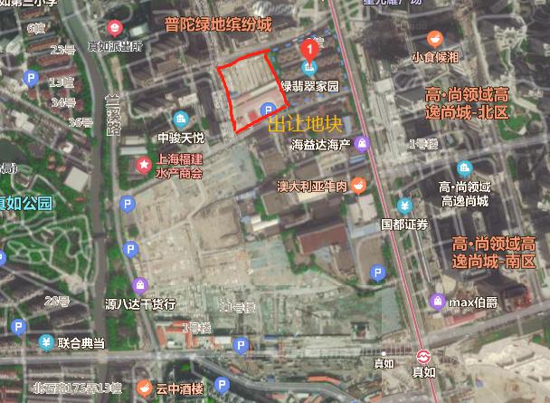 上海一日出让四地块，青浦商办地需引入卫星导航企业总部