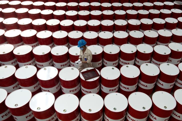 BREAKING - Oil Pushes Up on U.S. Inventory Drop, Supply Restrictions