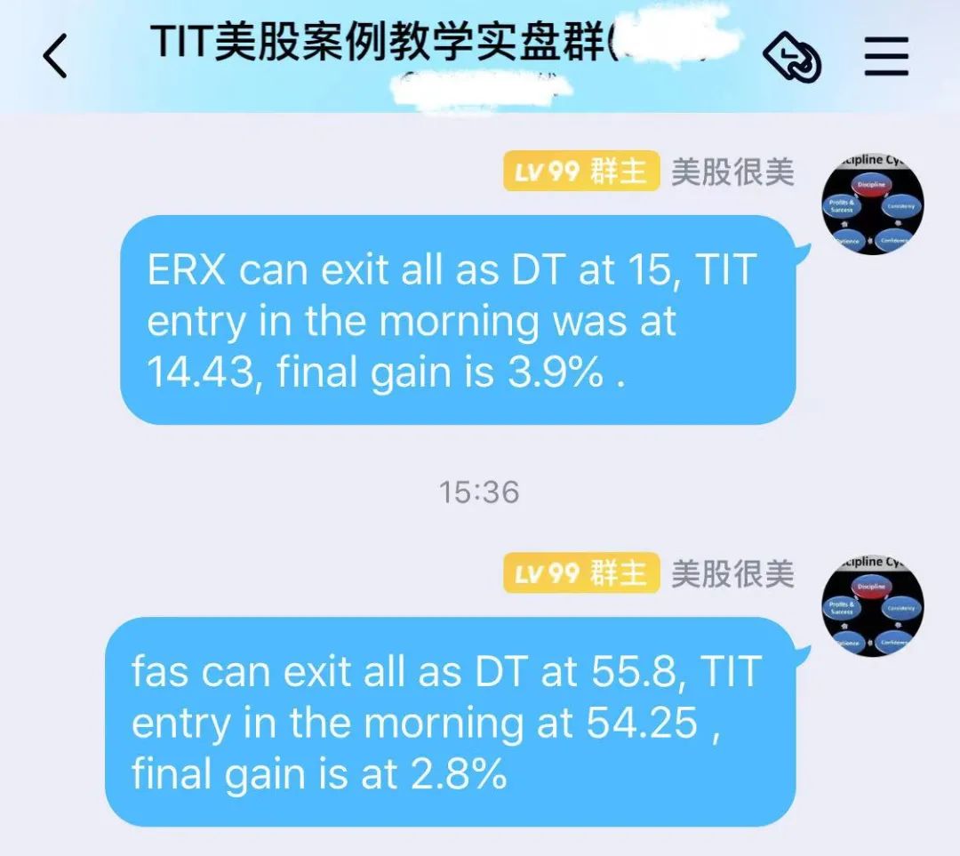 毕肯日内实盘案例ERX+3.9%和FAS+2.8%