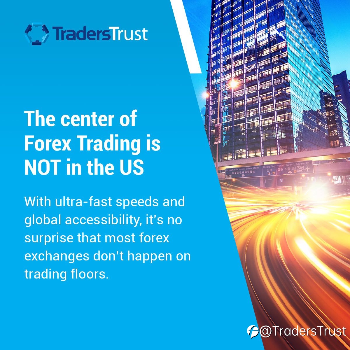 The center of Forex Trading is NOT in the US