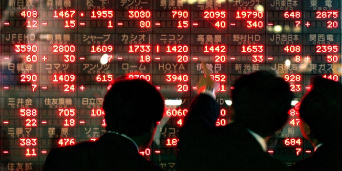 Asia stocks spooked by spike in yields, oil sell-off