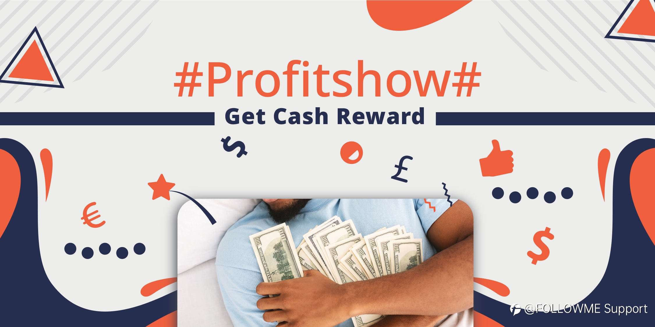 The right way to show your profit- #Profitshow# campaign notice