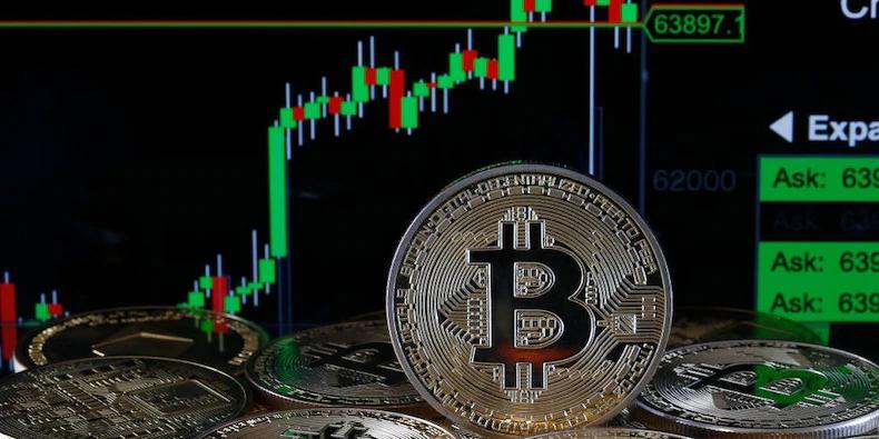 Bitcoin rises above $57,000 after a weekend washout stripped 17% off its price in its biggest drop since February