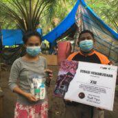 捐款 卫生用品 灾民 提供 慈善 印度尼西亚
