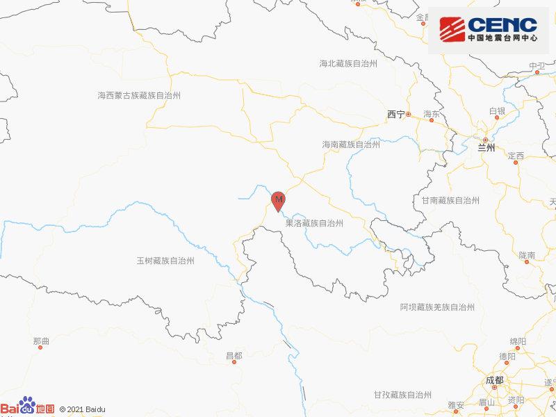 青海果洛州玛多县发生7.4级地震，震源深度17千米