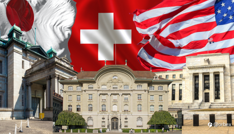 【Orbex基本面分析】关于即将举行的FOMC、BOJ和SNB会议