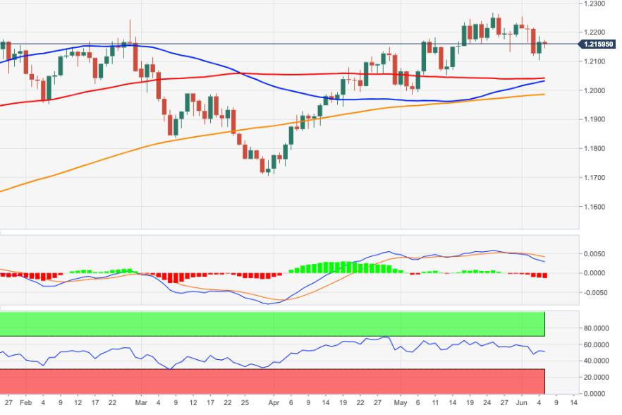 EUR/USD Price Analysis: Another visit to 1.2100 should not be ruled out
