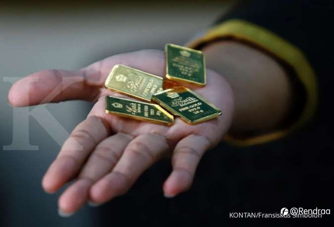 Harga emas Antam naik Rp 3.000 ke Rp 932.000 per gram pada hari ini, Selasa (14/9)