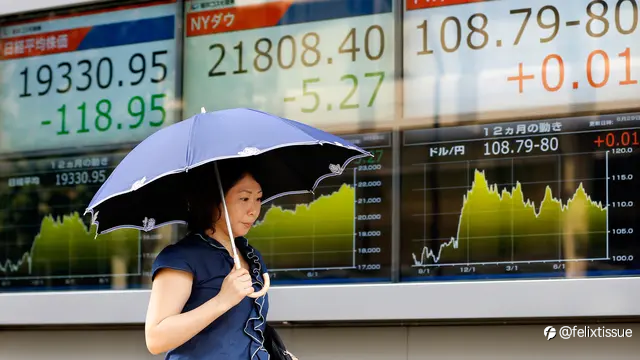 Bursa Saham Asia Melemah Meski Wall Street Cetak Rekor Tertinggi