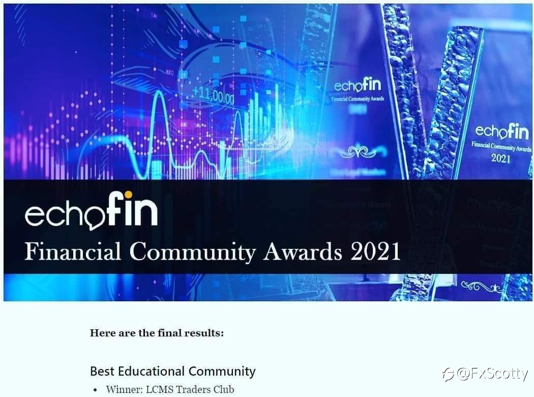 Best Educational Community in the Echofin awards 2021