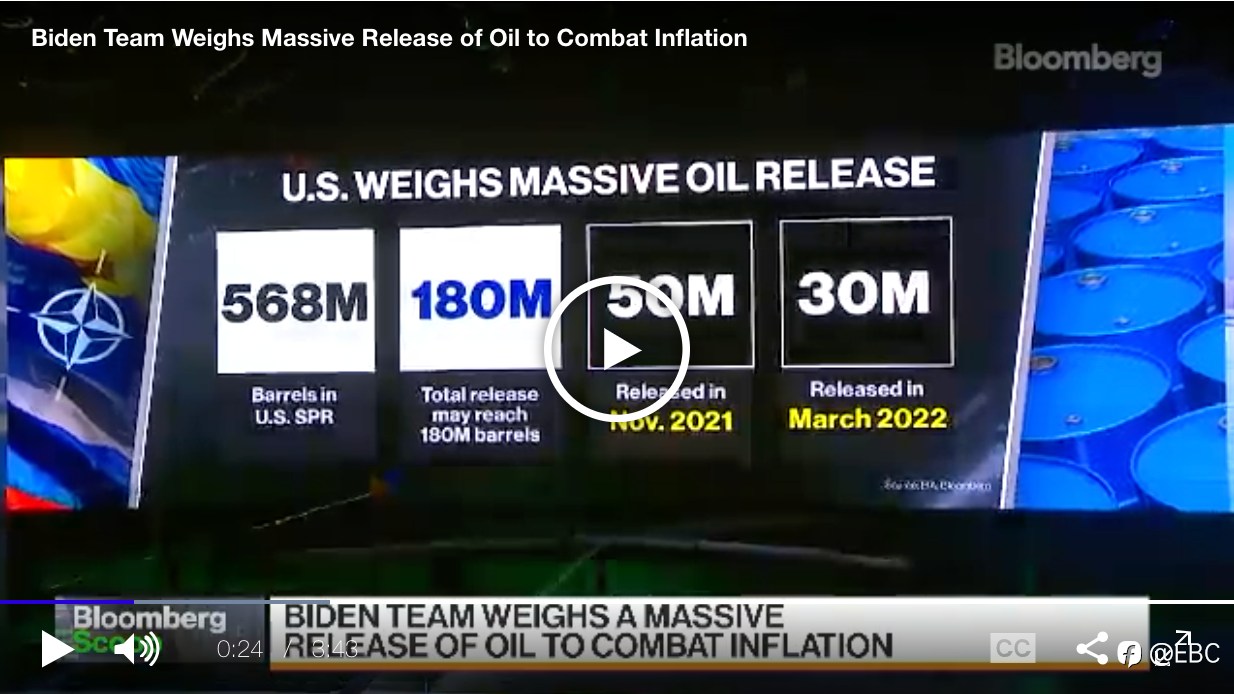 1.8亿桶石油储备的释放对市场意味着什么?｜EBC市场前瞻