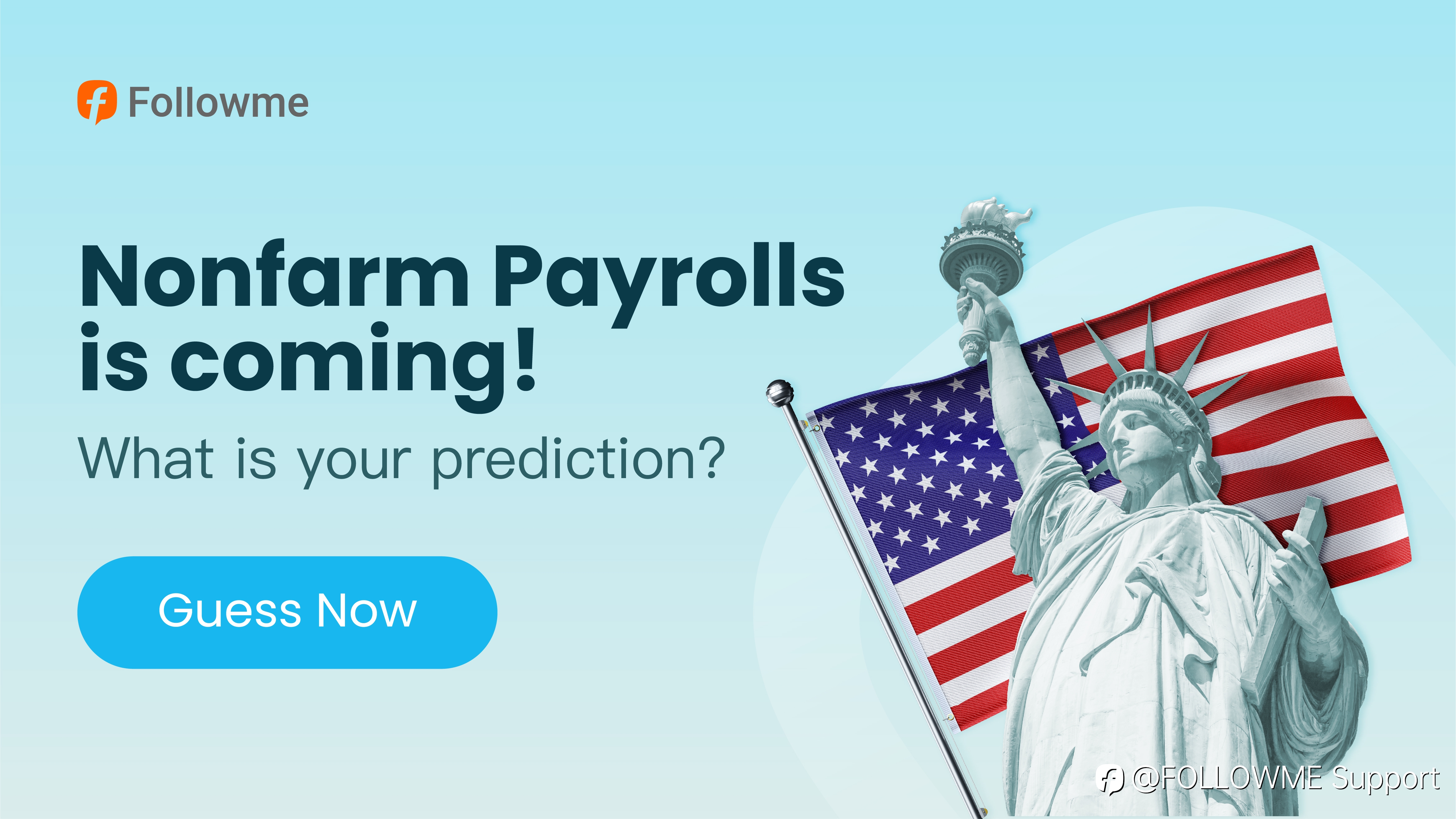 Nonfarm Payrolls is coming, get 50 FCOIN with your prediction!