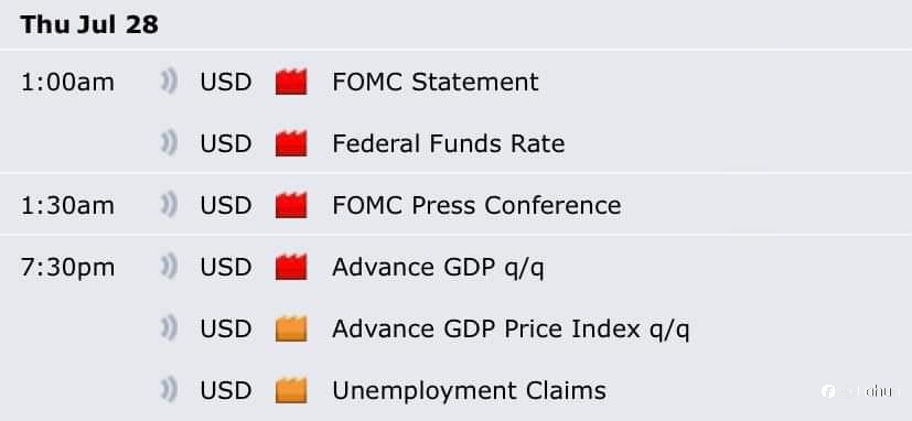 FOMC & FED 28/7