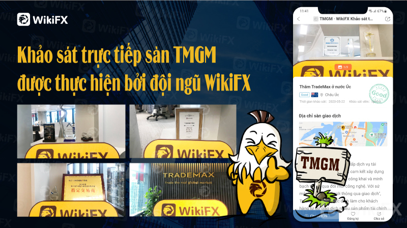 WIKIFX REVIEW - SÀN TMGM ĐẾN TỪ ÚC VỚI NHIỀU GIẢI THƯỞNG DANH GIÁ