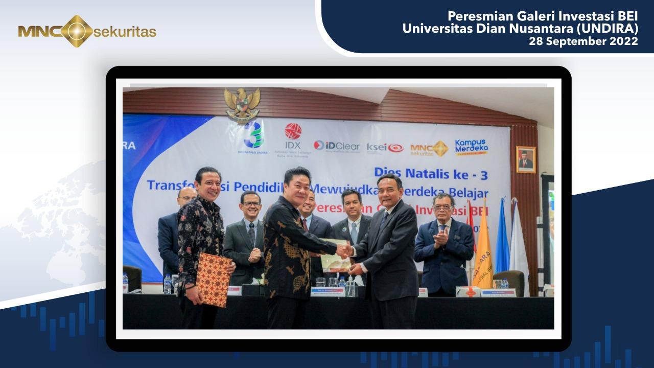MNC Sekuritas Resmikan Galeri Investasi Universitas Dian Nusantara