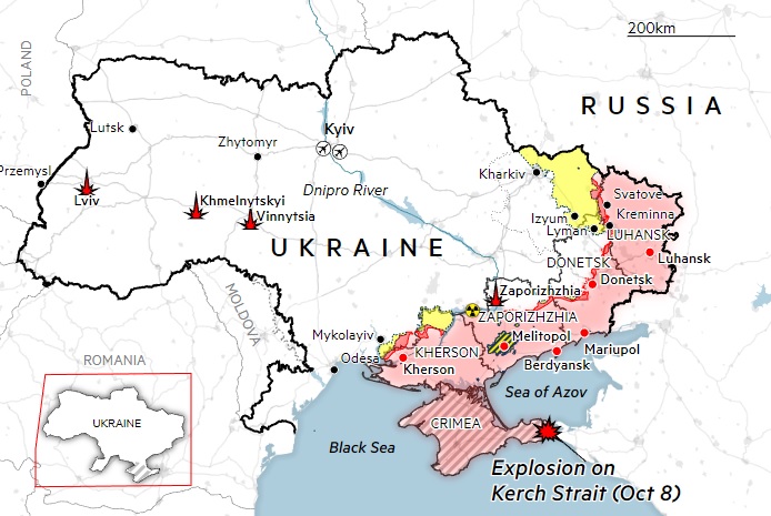 Nga thông báo tập kích tên lửa ngày thứ hai ở Ukraine