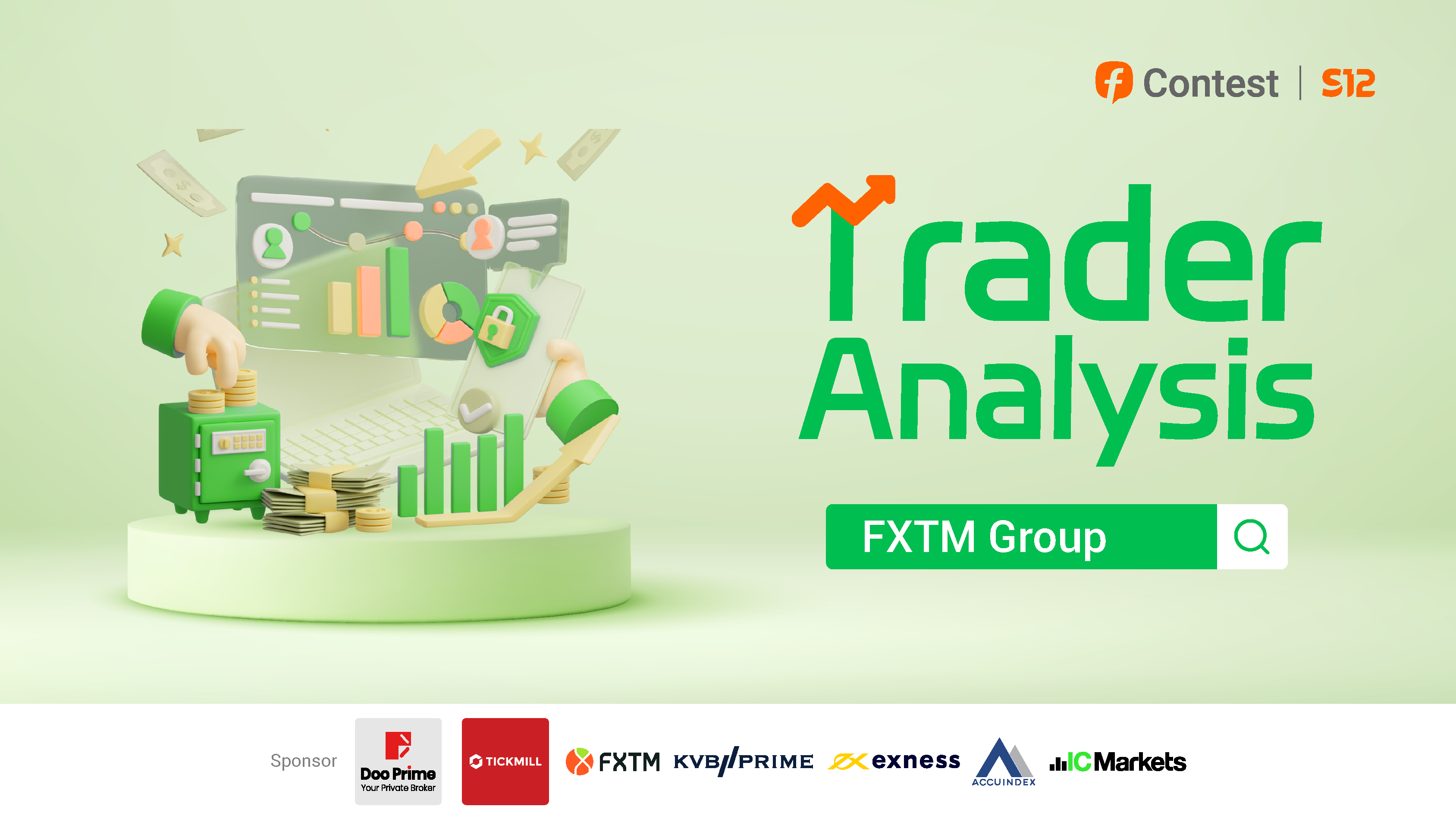 The winning rate of FXTM Group is 5% higher than the average of S12！