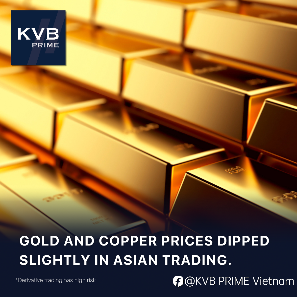 Giá vàng và đồng đồng đã có một sự điều chỉnh nhẹ trong giao dịch châu Á.