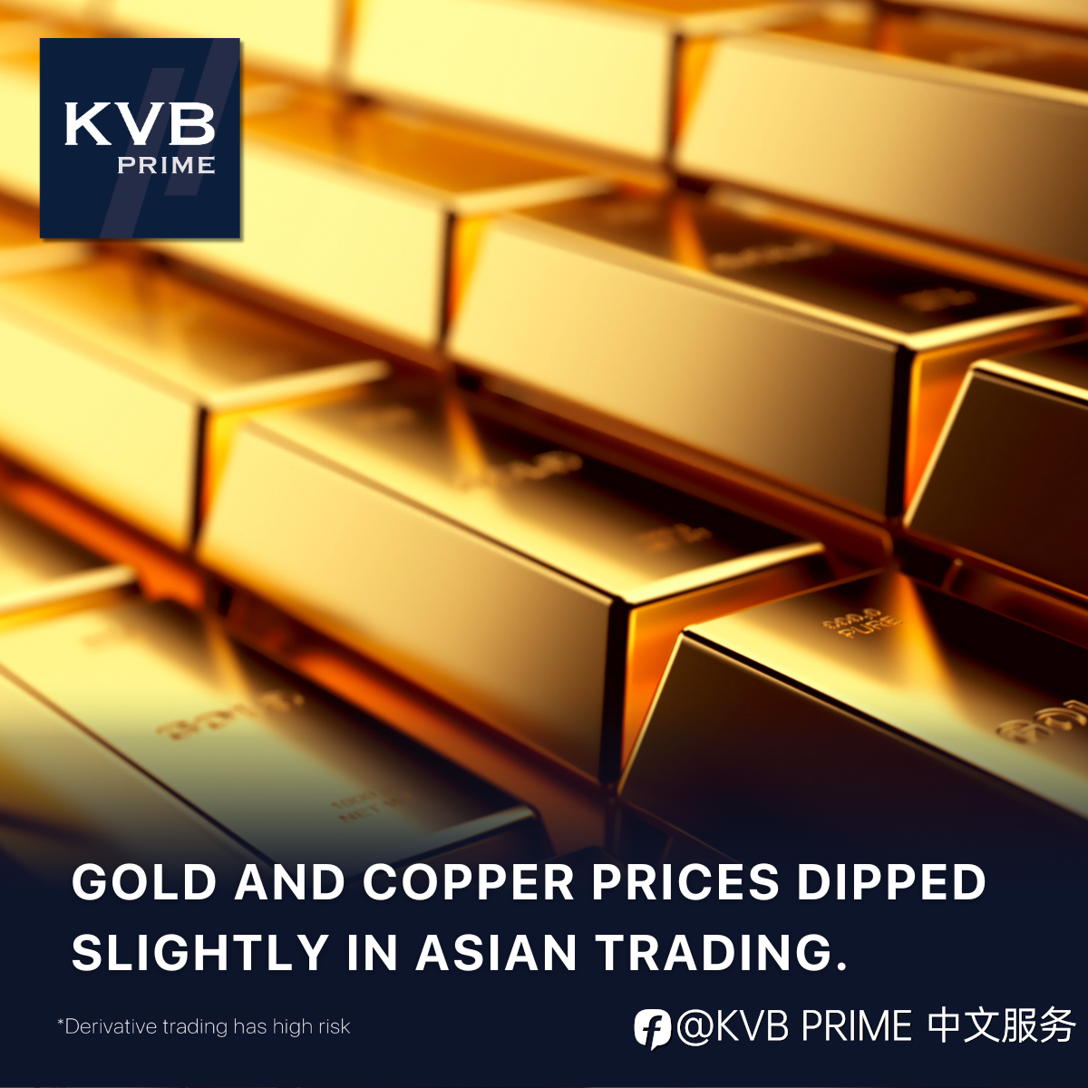 黄金和铜价在亚洲交易中出现了轻微回调。
