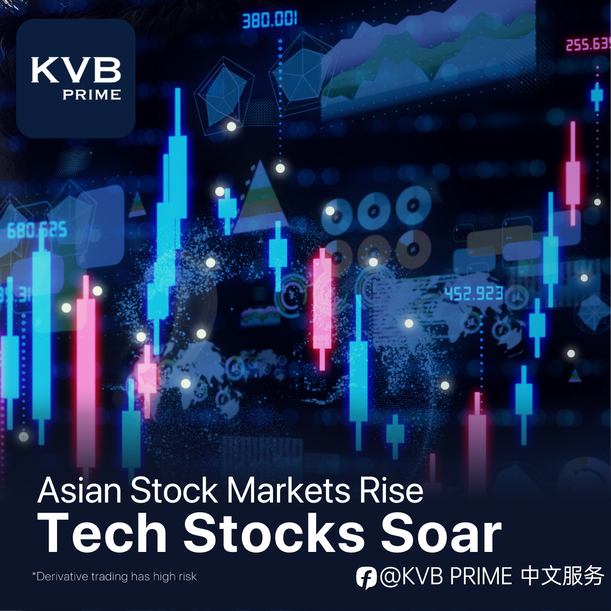 亚洲股市上涨，科技股飙升