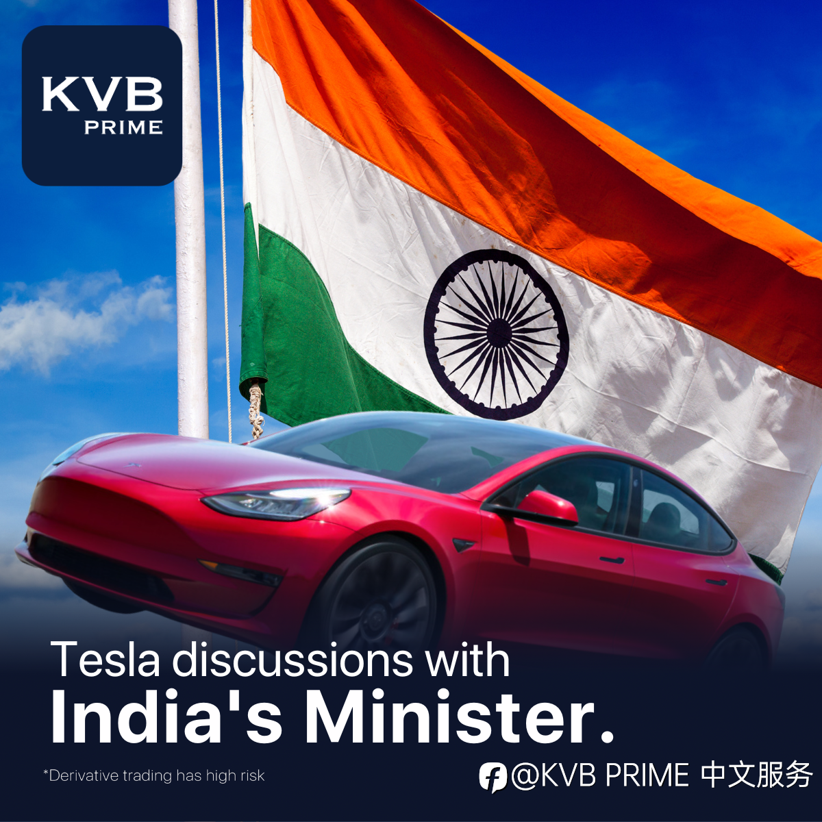 特斯拉与印度商务部长讨论计划