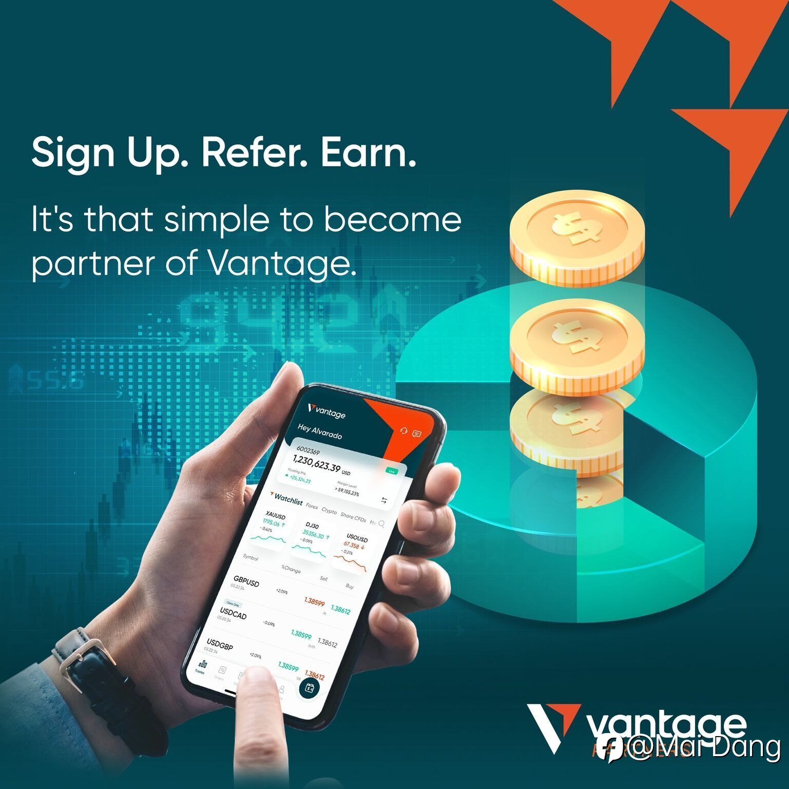 Become Vantage Partner to earn more and more!