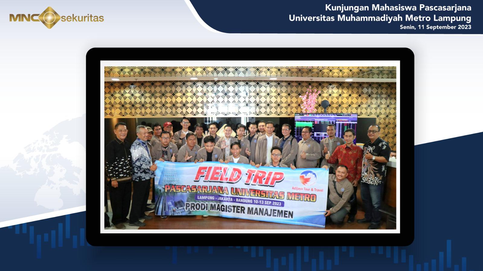Aktif Edukasi Lewat Galeri Investasi, MNC Sekuritas Sambut Kunjungan Mahasiswa Universitas Muhammadiyah Metro Lampung