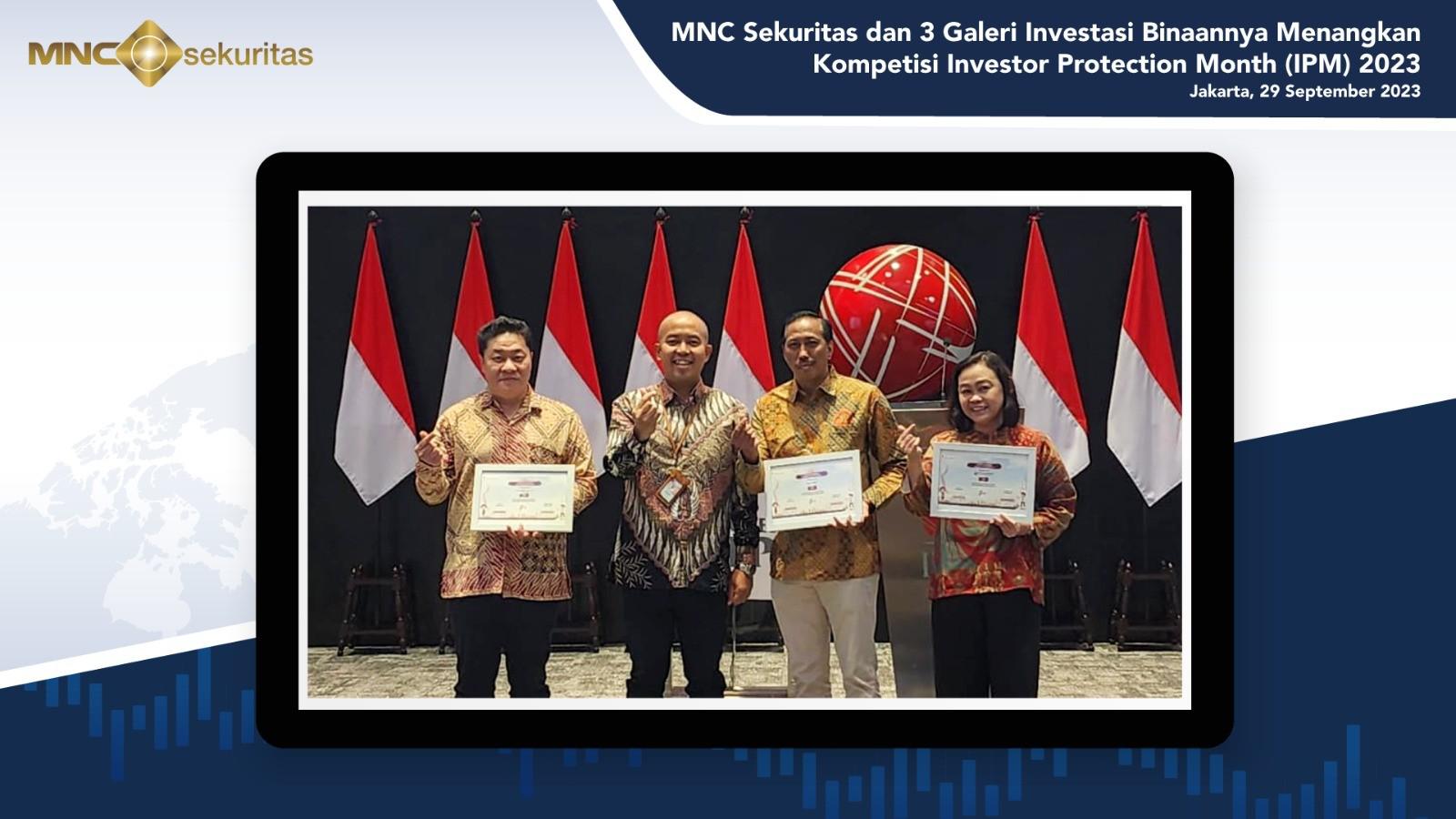 MNC Sekuritas Borong Juara Kompetisi Investor Protection Month 2023