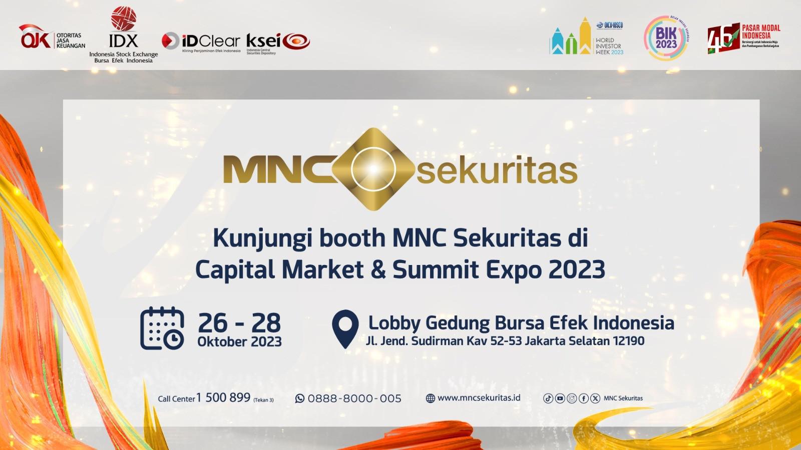 MNC Sekuritas Hadir di Capital Market Summit & Expo 2023