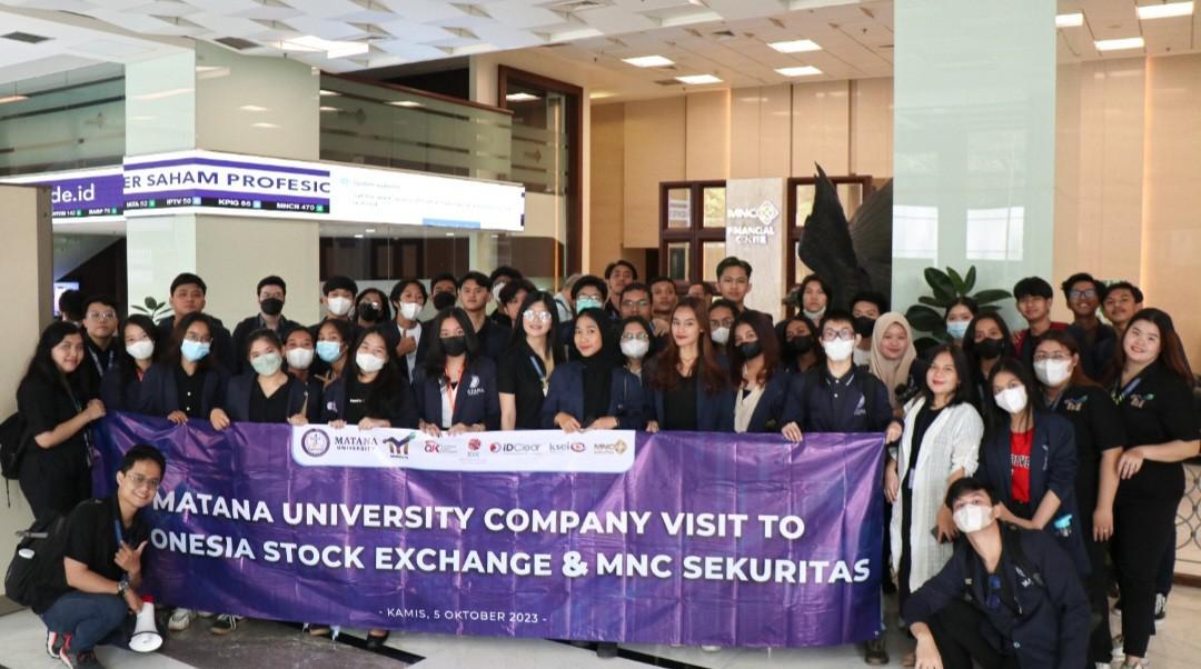 MNC Sekuritas Sambut Kunjungan Kelompok Studi Pasar Modal Mahasiswa Universitas Matana