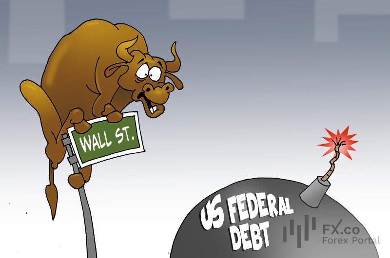 Kekhawatiran Wall Street tentang utang AS membuat Fed tertekan