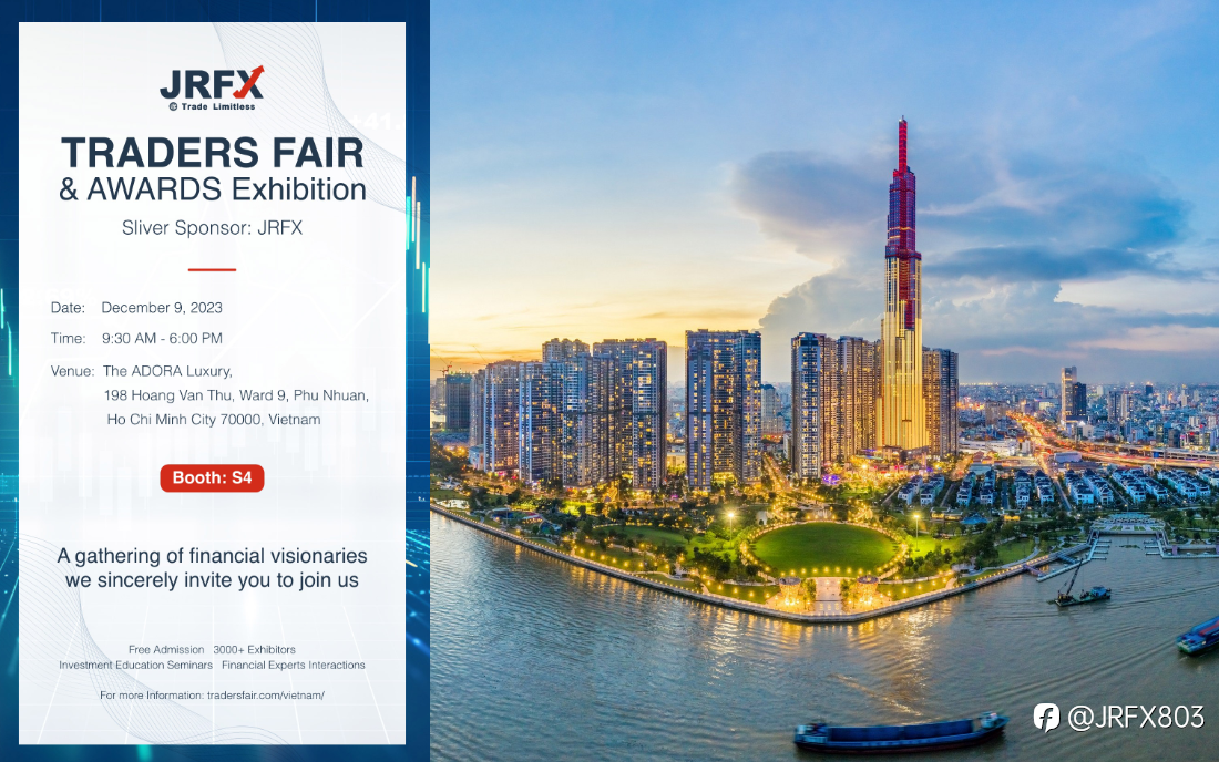 JRFX, the honorary sponsor of TRADERS FAIR & AWARDS, will appear in Vietnam to show its brand strength